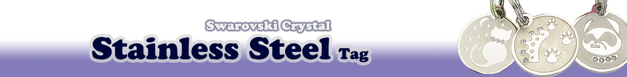 Stainless-Steel-Pet-Tag-Swarovski-Crystal-Fulgor-Pet